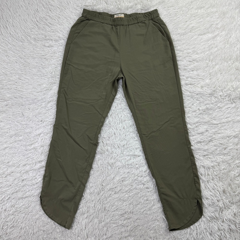 Marine Layer Pants Womens Small Dusty Olive Respun Allison Pant Stretch Ankle S